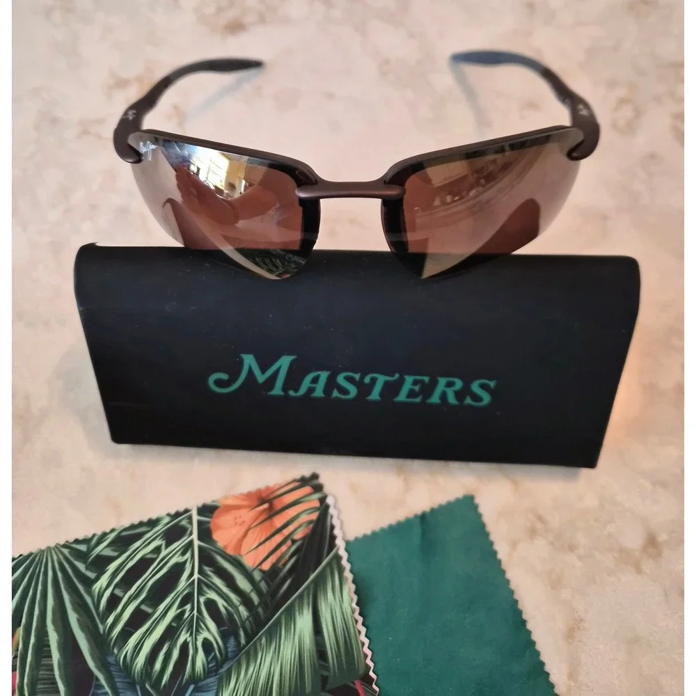 Maui Jim Ho'okipa Ultra G MU Sunglasses Matte Brn HCL Bronze Masters MJ0336S-002